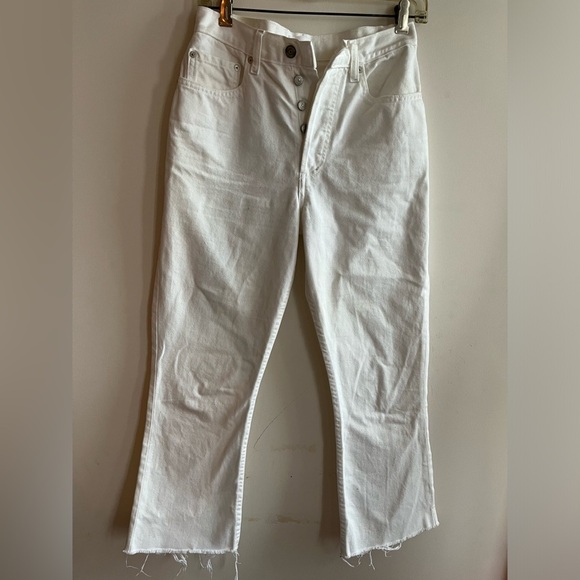 Boyish White Ankle Straight leg Jeans size 26 - Picture 2 of 7
